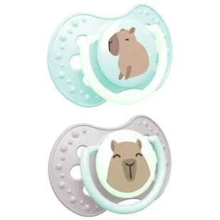 Smoczek LOVI CapiChill Boy 0-6 m (2 szt.) - Smoczki do butelek - miniaturka - grafika 1