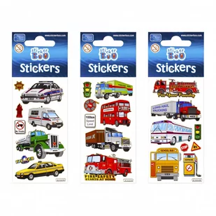 Starpak Naklejki Sticker Boo Pojazdy uprzywilejowane - Przybory szkolne - miniaturka - grafika 4