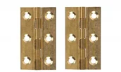 Zawiasy, okucia i inne akcesoria - Zawias splatany 40, mosiężny (2 szt.) - miniaturka - grafika 1