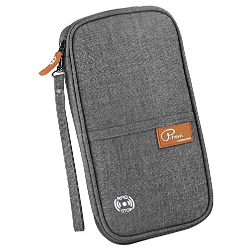 P.travel Etui na paszport, szary, Portfel podróżny
