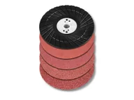 Akcesoria do elektronarzędzi - PARKSIDE® Akcesoria do szlifierki kątowe, 125 mm, uchwyt M14 (Zestaw tarcz z włókna i talerzy podporowych) - miniaturka - grafika 1