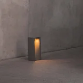 Lampy ogrodowe - FARO BARCELONA Lampa ogrodowa stojąca Grot, aluminiowy / szary / cynkowy, beton, nowoczesny - miniaturka - grafika 1