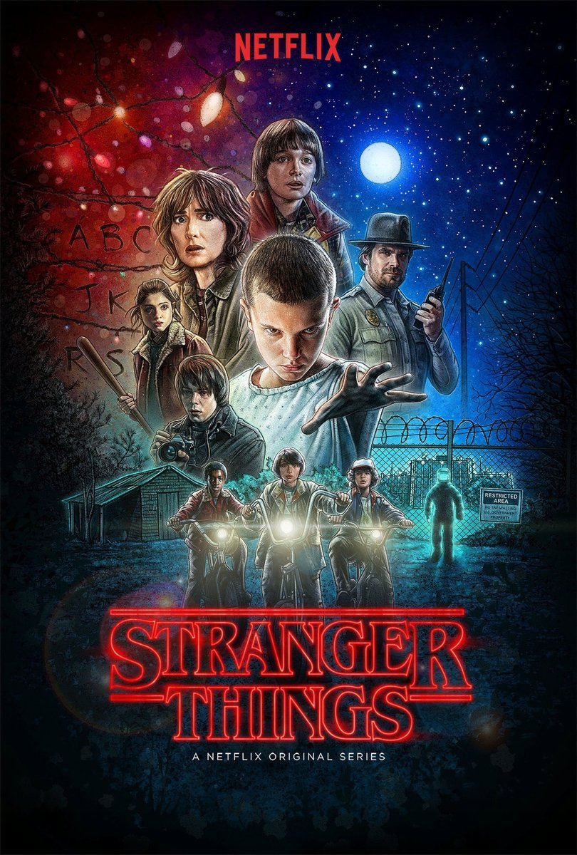PODKŁADKA POD MYSZ Nadruk 22x18 cm Oryginalny Stranger Things 2 Prezent