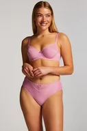 Majtki damskie - Hunkemöller Figi z wysokim stanem Sophie Różowy - miniaturka - grafika 1