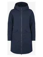 Kurtki damskie - elkline Parka "Simply the best" w kolorze granatowym - miniaturka - grafika 1