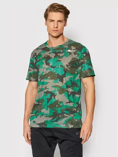 Koszulki sportowe męskie - Nike Koszulka techniczna DD6886 Dri-Fit Zielony Regular Fit - grafika 1