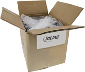 Kable - Kabel zasilający InLine 40pcs. Bulk-Pack InLine® Power Cable 3 Pin IEC C13 to C14 black 1.5m - miniaturka - grafika 1