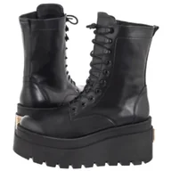 Botki damskie - Glany Czarne B9760__-E50-000-000-E67 (CI777-a) Carinii - miniaturka - grafika 1