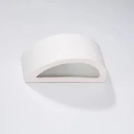 Lampy ścienne - Sypialniany kinkiet na ścianę Atena SL.1459 Sollux ceramiczny biały - miniaturka - grafika 1