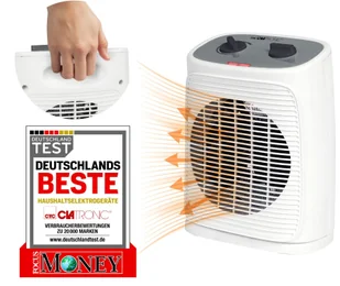 Termowentylator, grzejnik elektryczny 2000 W Clatronic HL 3800 - Ogrzewanie przenośne - miniaturka - grafika 6