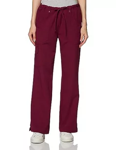 Dickies Damskie spodnie medyczne, Wino D, XL rozmiar wysoki, Wino w d., XL taille tall - Spodnie damskie - miniaturka - grafika 1