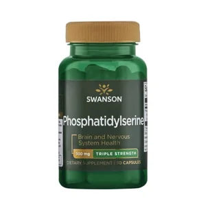 SWANSON SWANSON Fosfatydylseryna - potrójna moc 300mg 30kapsułek - Układ nerwowy - miniaturka - grafika 1