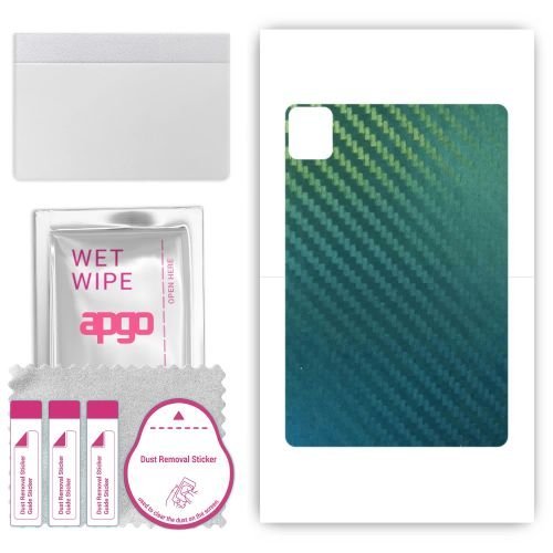 folia naklejka skórka strukturalna na TYŁ do Apple iPad Pro 11 5 gen. 2024 - Carbon Kameleon CAKA1 - apgo SKINS