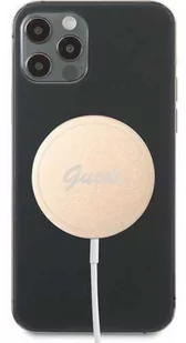 Guess Ładowarka indukcyjna, magnetyczna 15W MagSafe, złota - Ładowarki do telefonów - miniaturka - grafika 1