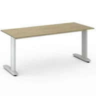 Stoły i stoliki do biura - B2B Partner Biurko Flexible 1800 x 800 mm, dąb naturalny 468263 - miniaturka - grafika 1
