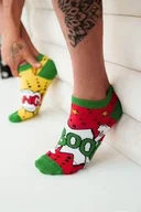 Skarpetki męskie - Stopki męskie bawełniane z komiksową grafiką Boom Bang Milena Avangard - miniaturka - grafika 1