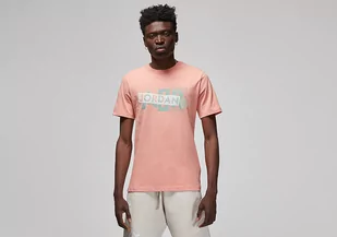 Nike Air Jordan Brand Graphic Crew 3 Light Madder Root - Koszulki męskie - miniaturka - grafika 1