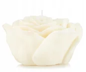 Świece - Świeczka ozdobna PŁATEK RÓŻY kolor ecru - miniaturka - grafika 1