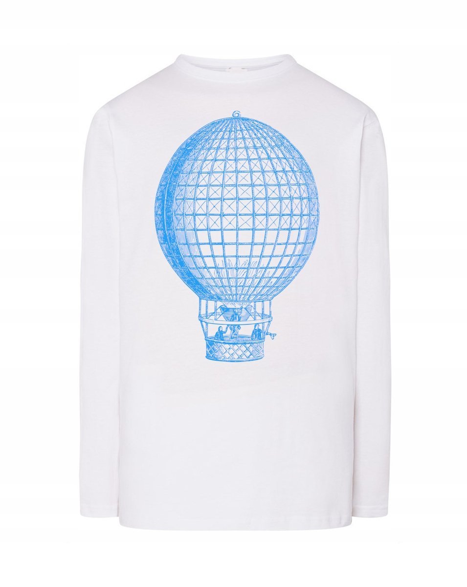 Longsleeve męski FAJNY nadruk BALON r.S