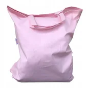 Organizery na łóżeczko - worek, torba na pościel do przedszkola 50x60 różowa - miniaturka - grafika 1