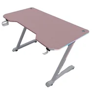 Biurka gamingowe - Biurko gamingowe Cobra CRF4575RGB Różowy - miniaturka - grafika 1