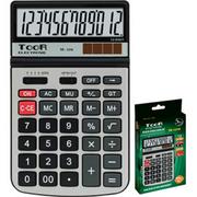 Kalkulatory - Kalkulator biurowy TOOR TR-1216 12-pozycyjny 120-1835 - miniaturka - grafika 1