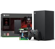 Konsole Xbox - Xbox Series X z napędem - 1TB - Diablo IV - EA SPORTS FC 24 - miniaturka - grafika 1