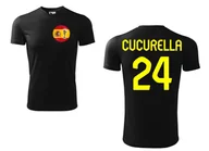 Koszulki sportowe męskie - Treningowa Koszulka HISZPANIA MARC CUCURELLA 24 jr - miniaturka - grafika 1