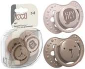 Smoczki uspokajające - LOVI SMOCZEK USPOKAJAJĄCY SMOCZKI HEY 3-6 m 2szt. - miniaturka - grafika 1