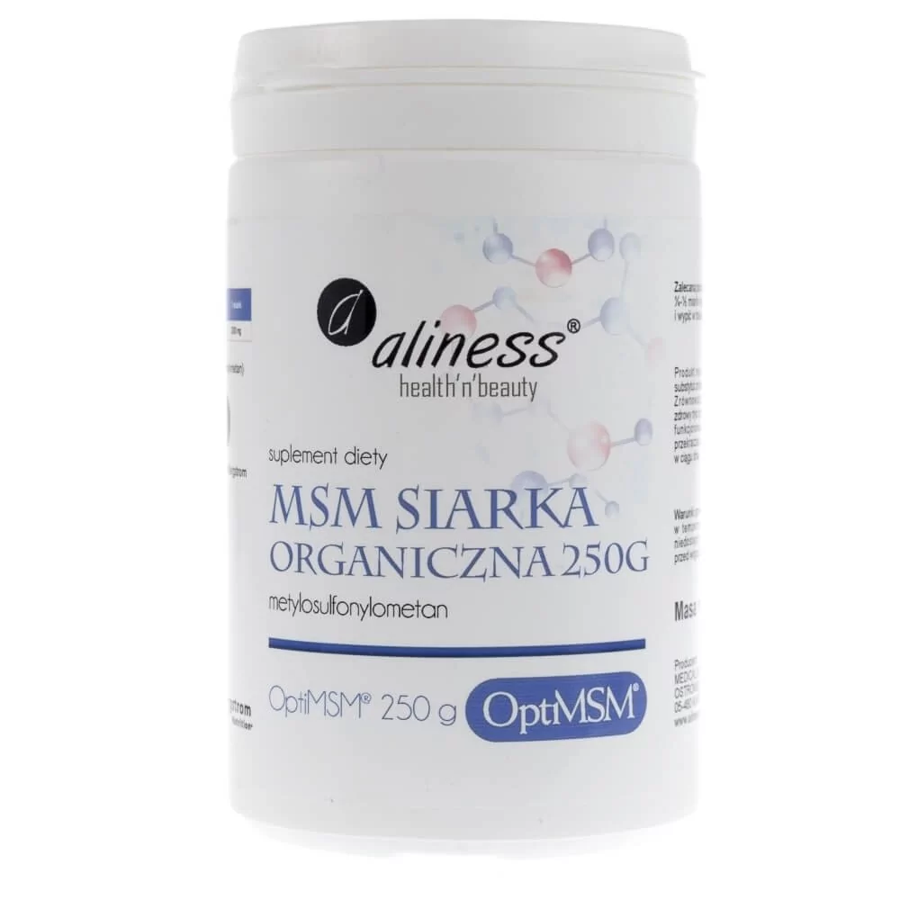 MEDICALINE ALINESS MSM Siarka organiczna 250 g