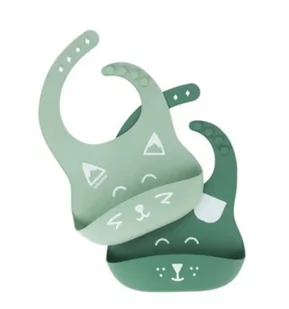 Silikonowy Śliniak zestaw 2 szt. BIB'ISY Babymoov - Śliniaki i fartuszki - miniaturka - grafika 1