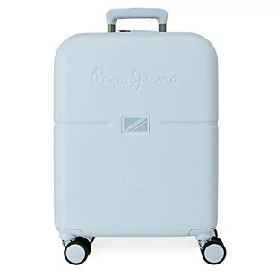 Pepe Jeans Accent Walizka kabiny Niebieski 40x55x20 cms Twarde mocowanie ABS Zamknięcie TSA Wbudowany 37L 2,74 kg 4 koła Bagaż ręczny, niebieski, Maleta, Walizka kabinowa - Walizki - miniaturka - grafika 1