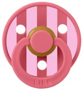 Smoczki uspokajające - BIBS STUDIO COLOUR CORAL/BABY PINK Smoczek uspokajający kauczuk Hevea, roz S, FLOWPACK - miniaturka - grafika 1