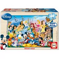 Puzzle - Puzzle 100 Cudowny świat Walta Disneya drewniane) Nowa - miniaturka - grafika 1