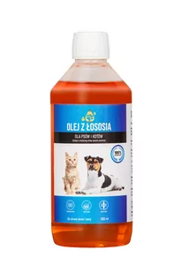 LAB V Olej z łososia dla psów i kotów 3x500ml - Suplementy i witaminy dla psów - miniaturka - grafika 1