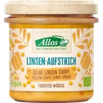 Allos Pasta z soczewicy z CURRY bezglutenowa BIO 140 g 000-473DA