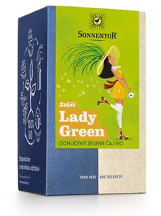 Sonnentor - Fresh Lady Green, herbata w torebkach, ekologiczna, 18 szt. - Herbata - miniaturka - grafika 1