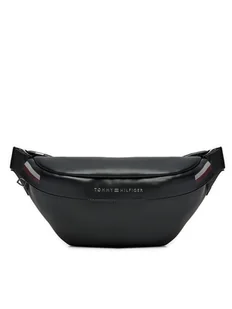 Tommy Hilfiger Saszetka nerka AM0AM12721 Czarny - Nerki - miniaturka - grafika 1