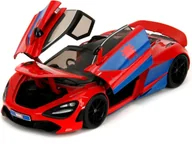 Samochody i pojazdy dla dzieci - McLaren 720S 1:24 Spider‑Man Miles Morales Jada Toys Metalowy Model, HIT - miniaturka - grafika 1