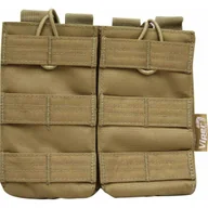 Amunicja i osprzęt ASG - Ładownica Karabinowa M4 M16 AK Viper Tactical Podwójna Ładownica Quick Release na 2 magazynki - Coyote - miniaturka - grafika 1