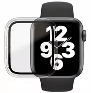 Akcesoria do smartwatchy - Apple Szkło ochronne PanzerGlass Full Protection na Watch 4/5/6/SE 44mm s rámečkem 3643) przezroczysty - miniaturka - grafika 1