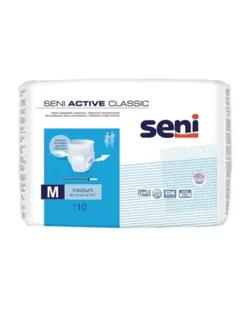 Seni Active Classic Majtki chłonne M, 10 sztuk - Pieluchy dla dorosłych - miniaturka - grafika 1