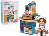 Zabawki AGD - Interaktywna Duża Kuchnia Akcesoria Kuchenne 78 Elementów Bogate Wyposażeni - miniaturka - grafika 1