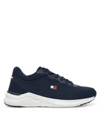 Buty dla chłopców - Tommy Hilfiger Sneakersy T3X9-33879-1219800 Granatowy - miniaturka - grafika 1