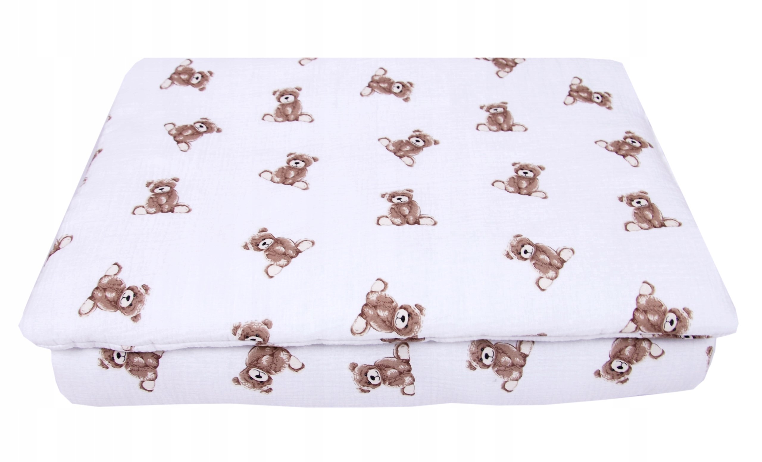 BabyLux Pościel Z Wypełnieniem Do Łóżeczka 120x60 Dziecięca Muślin 120X90cm
