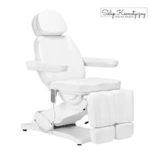 Elektryczny fotel kosmetyczny SILLON CLASSIC 2 silniki pedi biały - Fotele kosmetyczne Elektryczny fotel kosmetyczny SILLON CLASSIC 2 silniki pedi biały - Fotele kosmetyczne - miniaturka - grafika 1