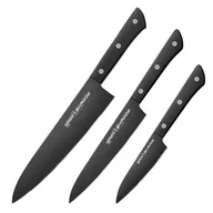 Noże kuchenne - Samura Samura Shadow zestaw 3 noży Chef paring utility SH-0220 - miniaturka - grafika 1