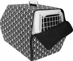 Chaba CHABA OCIEPLACZ NA TRANS.3/BLACK FASHION 62x42x40cm - Sprzęt podróżny i transportery dla psów - miniaturka - grafika 1