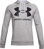 Bluzy męskie - Under Armour Bluza męska Rival Fleece Big Logo Hd szara r. XL (1357093 011) - miniaturka - grafika 1
