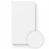 Prześcieradła dla dzieci - Bocioland Prześcieradło Jersey 60x120cm Białe 0502 - miniaturka - grafika 1